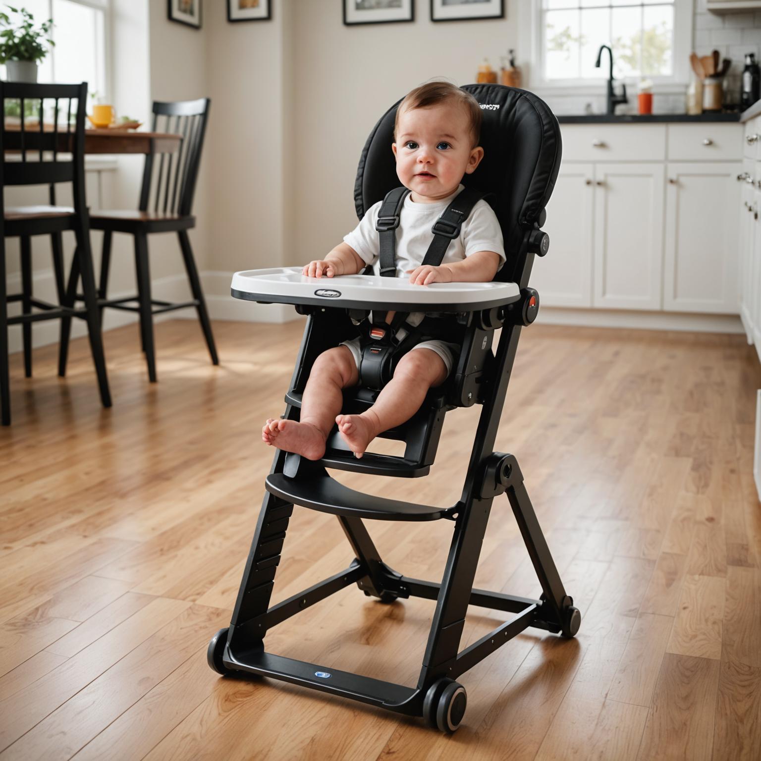 Bezpieczne krzesełka do karmienia: Co powinno zawierać idealne krzesełko?