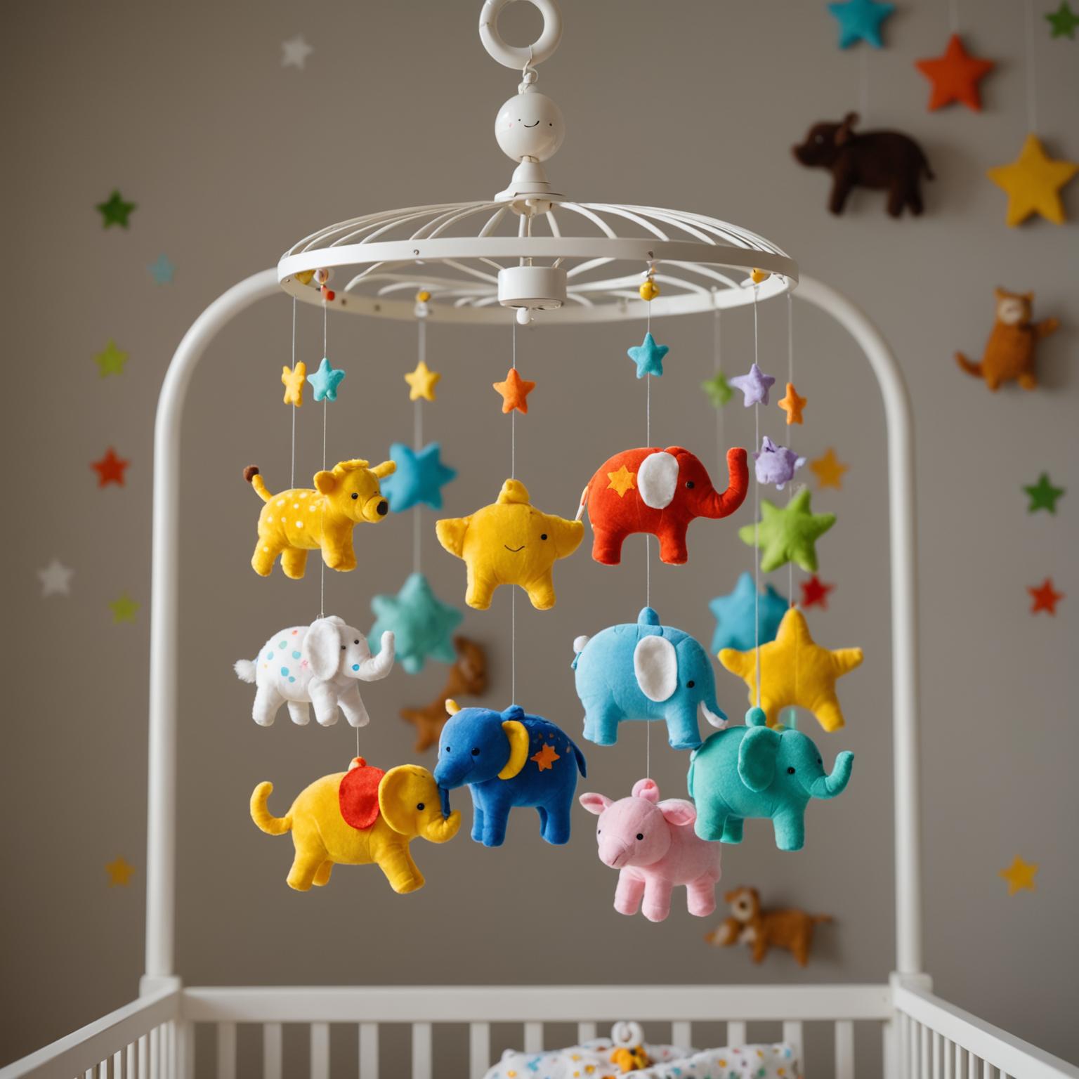 Karuzela nad łóżeczkiem – więcej niż dekoracja dziecięcego pokoju