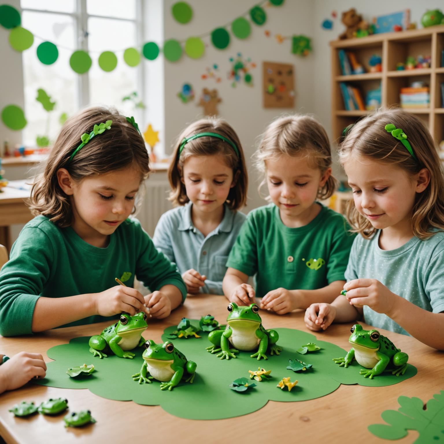 Dzień Żaby w przedszkolu – jakie piosenki i prace plastyczne wybrać?