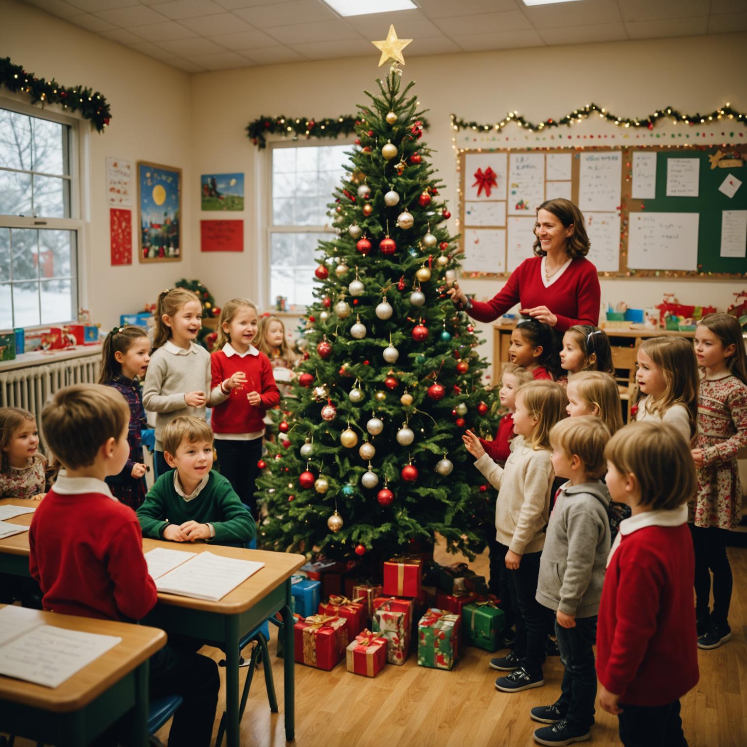 Wigilia w przedszkolu – jak przygotować dekoracje i wspólne kolędowanie?