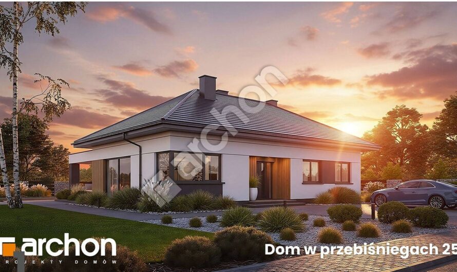 Wygodna parterówka z bogatym programem dla rodziny – poznaj Dom w przebiśniegach 25